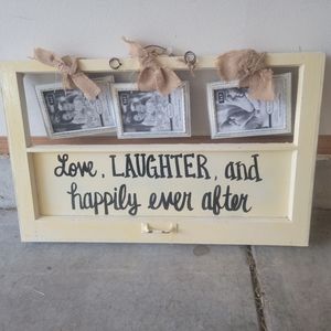 old window picture frame